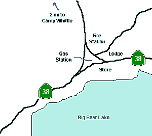 [Map to Camp Whittle