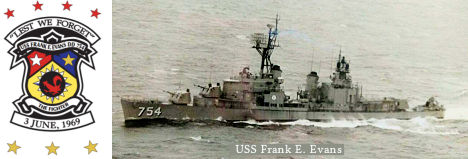 USS Frank E Evans Lost 74