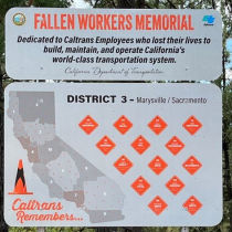 District 3 Fallen Workers Sign