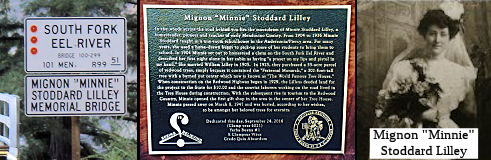 Mignon (Minnie) Stoddard Lilley Memorial Bridge