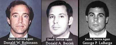 United States Secret Service Special Agents Donald W. Robinson, Donald A. Bejcek, and George P. LaBarge