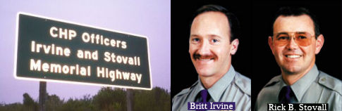 CHP Officers Irvine and Stovall Memorial Highway