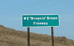 W E (Brownie) Brown Freeway