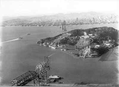 San Francisco Oakland Bay Bridge Construction San Francisco Oakland Bay Bridge Construction