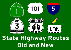 State Highway Routes: Old and New