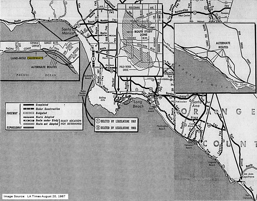 Pacific Coast Freeway Planning Summary