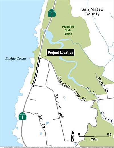 Rte 1 Pescadero Creek Seal Level Rise Realignment