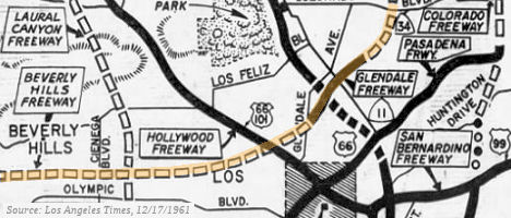Beverly Hills Freeway in LA Times