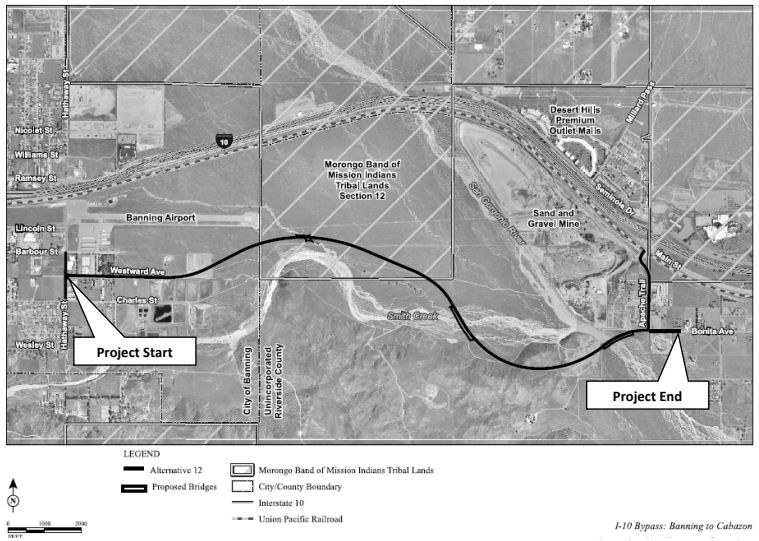 Rte 10 Banning to Cabazon Bypass