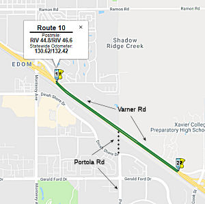Rte 10 Portola Rd. 