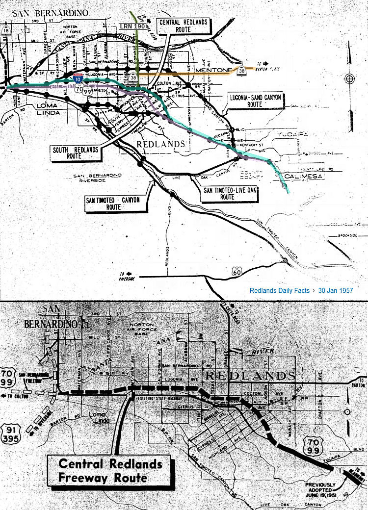 Proposals for Future I 10 near Redlands