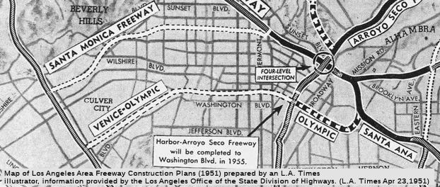 1961 Proposed Freeways