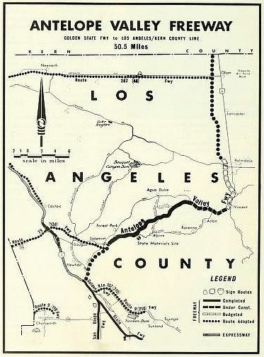 Route 14 LA County 1964