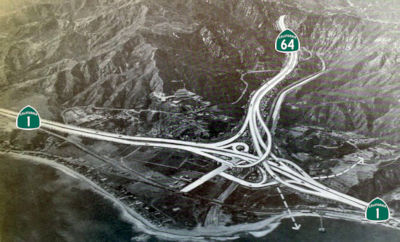 Proposed Interchange with Pacific Coast Freeway in Malibu