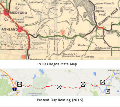 1930s Oregon Routing of 97