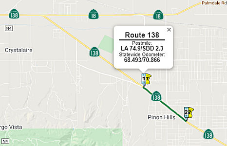 Rte 138 Widening - LA County Line to near Phelan Road