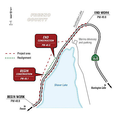 Rte 168 Shaver Lake Viaduct
