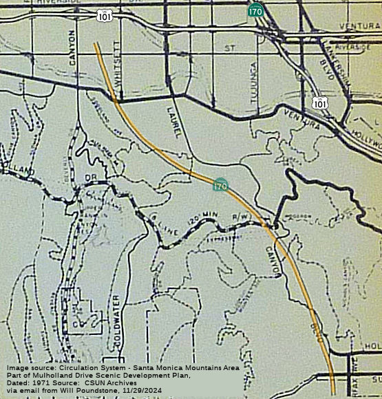 Laurel Canyon Freeway 1971
