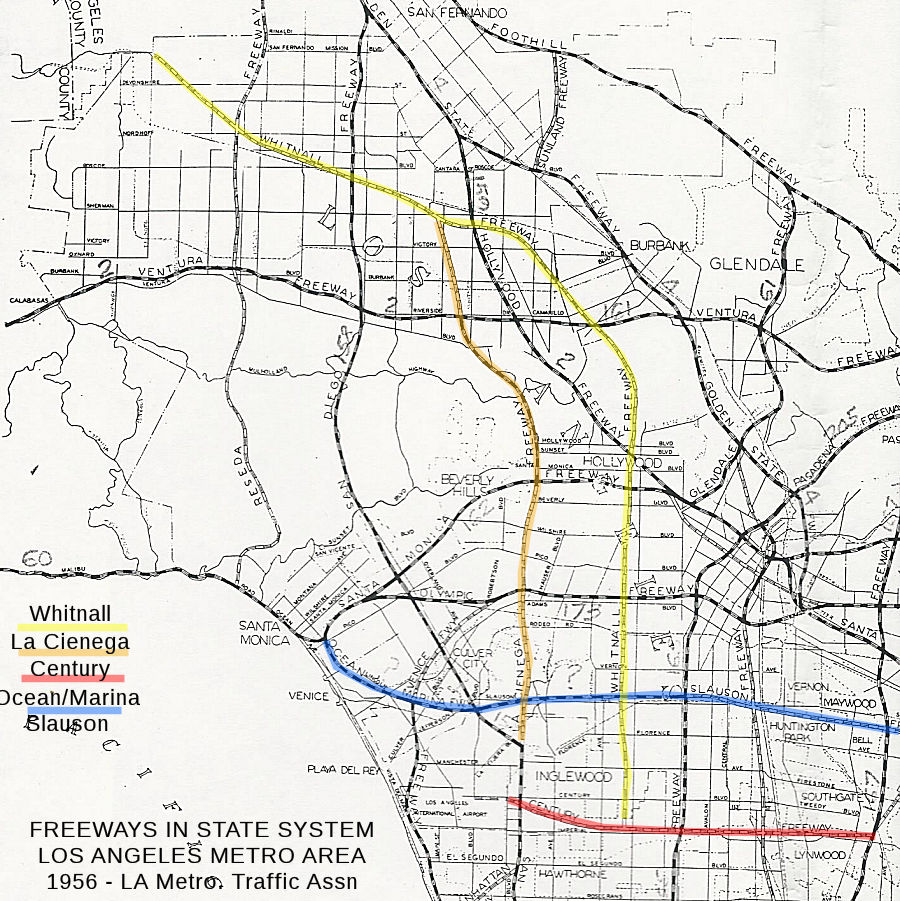 LA Metro Traffic Assn 1956 - Whitnall Fwy