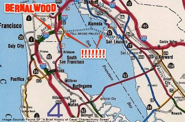Rte 280 Based Southern Crossing - From FoundST A Brief History of Cesar Chavez/Army St.