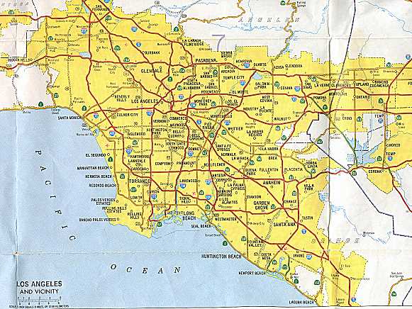 [1986 LA Map]