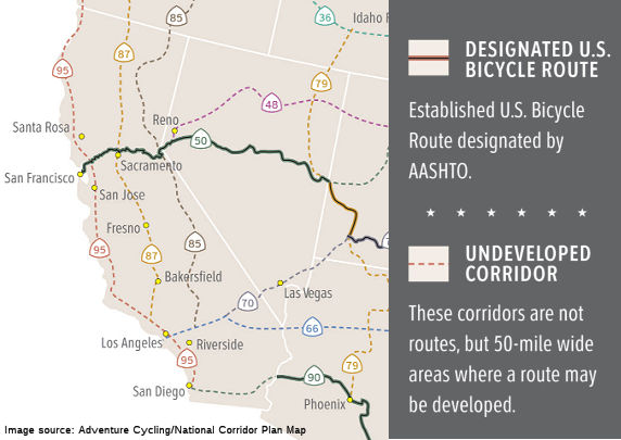 USBR System - National Corridor Plan for California